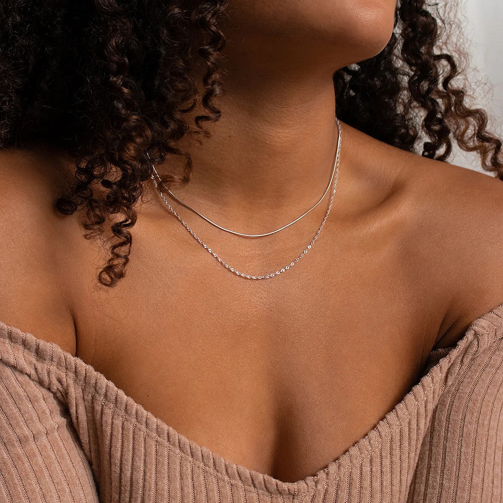 Snake Chain Choker Necklace for Women