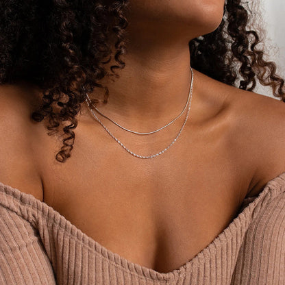 Snake Chain Choker Necklace for Women