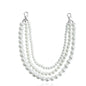 Three-Layer High Gloss Pearl Shoe Charms Chains Foot Decoration