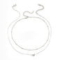 Lovely Style Necklaces 2 Layers Love Heart Multi-layer Chain Choker