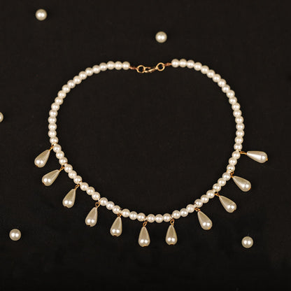 Pearl Tassel Necklace Bridal Necklace