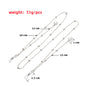 Pearl Tassel Long Glasses Metal Round Bead Chain