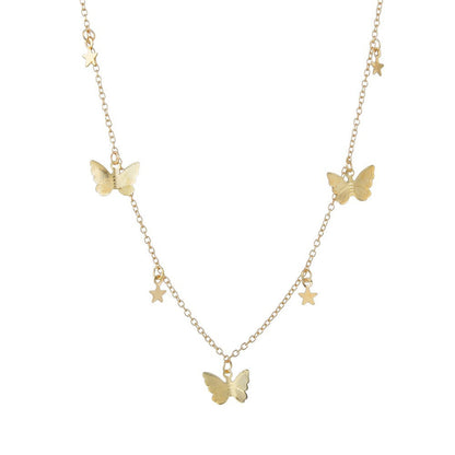 Butterfly Pendant Necklace for Women