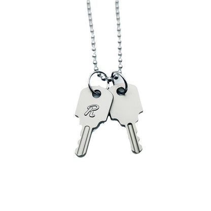 Men's Unlockable Matte Fog Sand Punk Vintage Necklaces