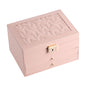 European multi-layer household PU leather jewelry box