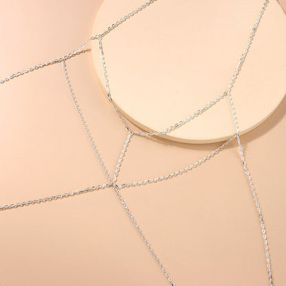 Double Layer Chain Bra Body Chain