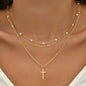 Pearl Pendant Multi-layer Necklace Stylish Women