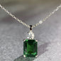 Women's High Carbon Diamond Simple Chain Necklaces
