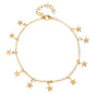 Star Pendants Tassel Anklets Chain