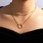 Double Layered Chain Necklaces for Women