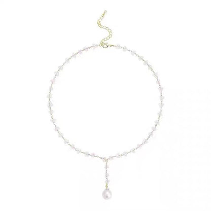 Elegant Crystal Beaded Necklace