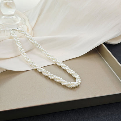 Multi Strand Pearl Necklace Pearl Choker Necklace