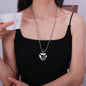 Big Sweet Love Heart Pendant Necklace