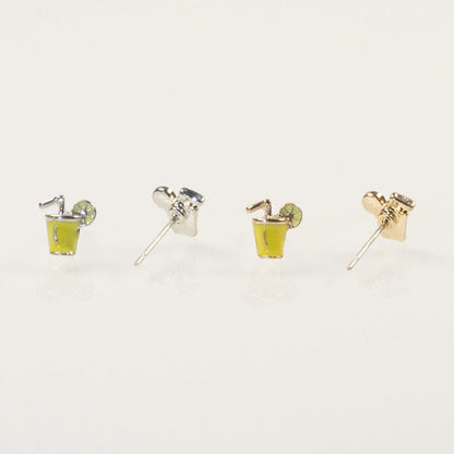 Cocktail glasses Stud Earrings