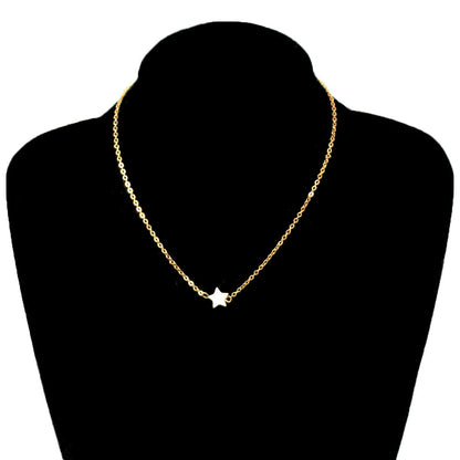Shell Star Charm Necklace