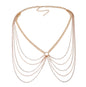Sexy Waist Chain Belt Layered Rhinestone Belly Body Chain