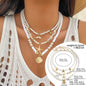 starfish necklace shell rice bead gravel necklace