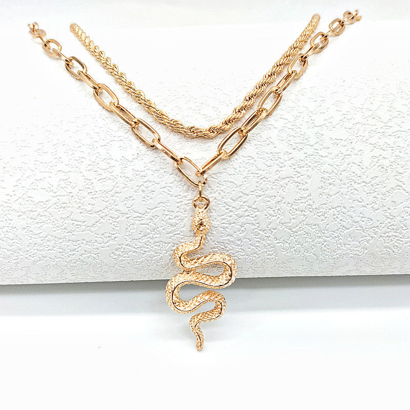 Bohemian Layered Snake Anklet Summer Beach Anklets