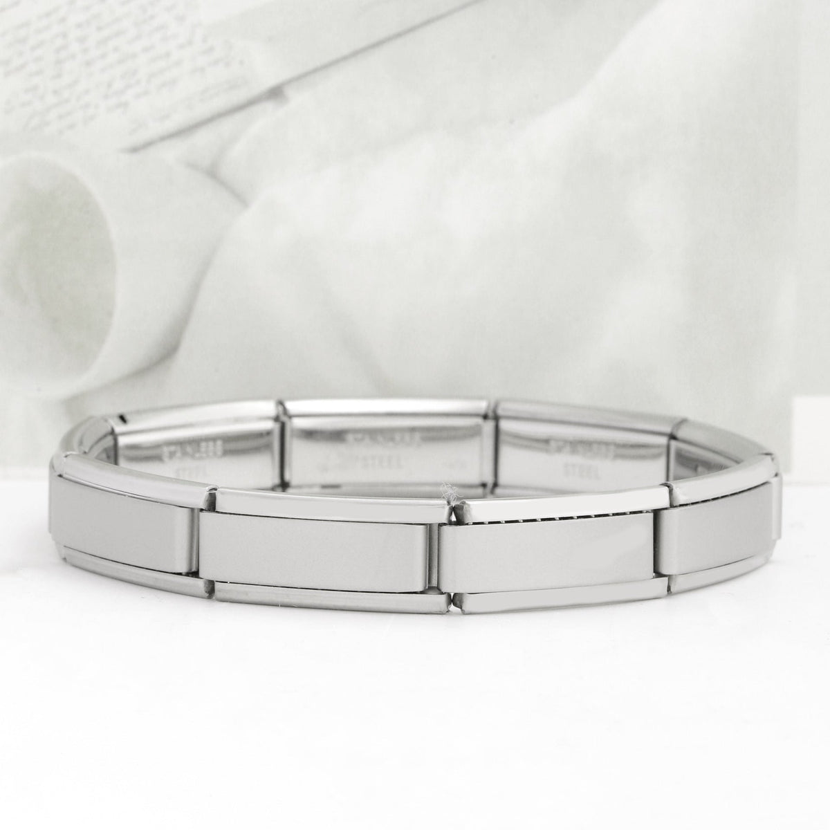 Italian Elastic Fashion Stainless Steel Green Bracelets
