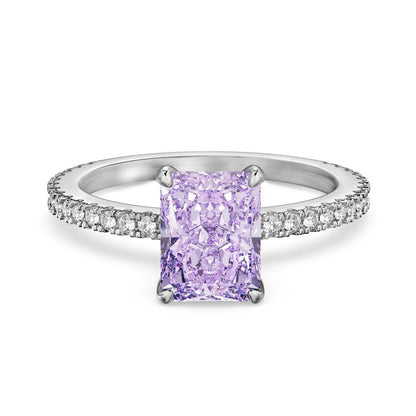 Sier Female Special Interest Light Luxury Rings