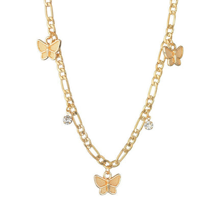 Butterfly Charm Chain Necklace
