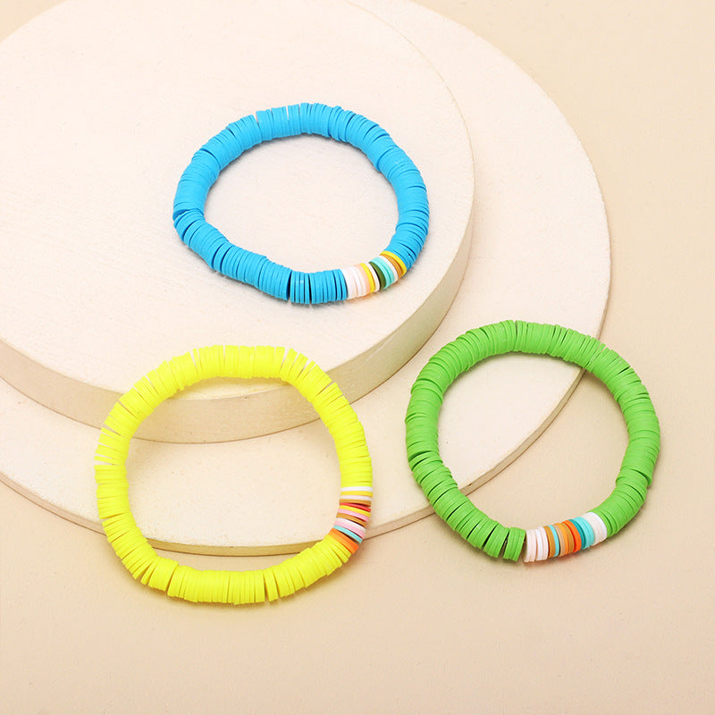 Elastic Soft Ceramic Boho Bracelet