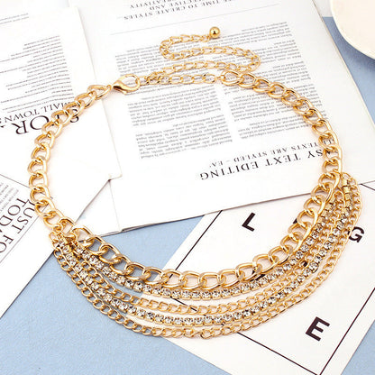 Retro Geometric Chain Waist Body Chain Women Sexy