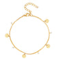 Small Round Disc Anklets Bracelet