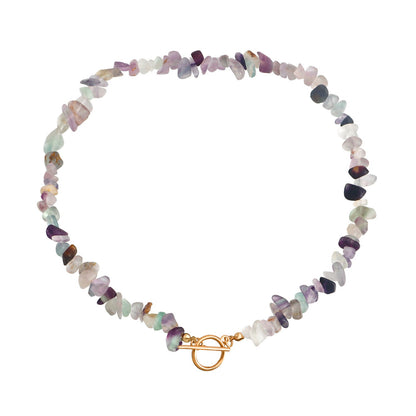 Natural Irregular Stone Necklace for Women