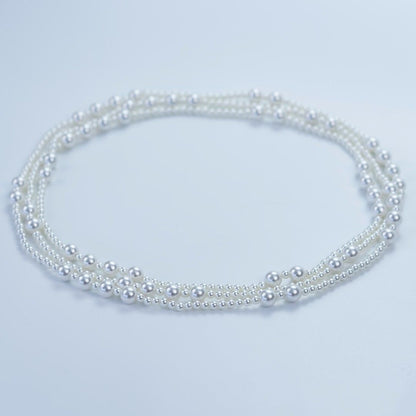 Vintage Long Pearl Necklace for Women