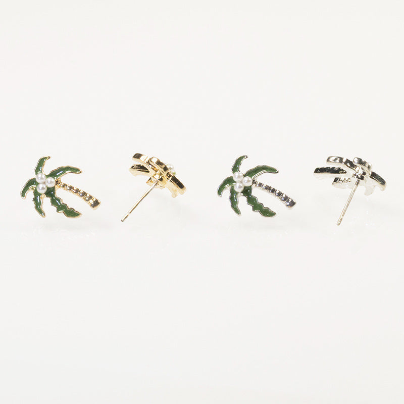 Coconut love stud earrings set