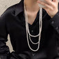 Pearl Necklace Multilayer Pearl Beaded Luxury Choker for Women