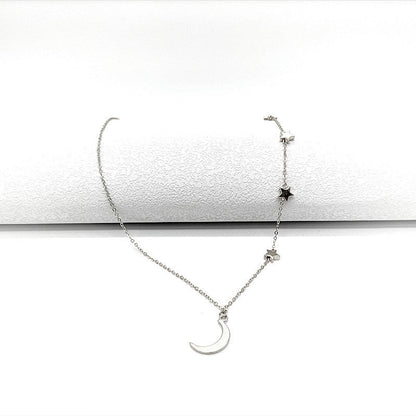 Crescent Moon Pendant Necklace