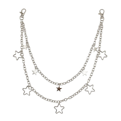 Stars Keychain Punk Trouser Wallet Chain Hip Hop Jeans Chains