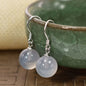 Nature Stone Black Agate Earring