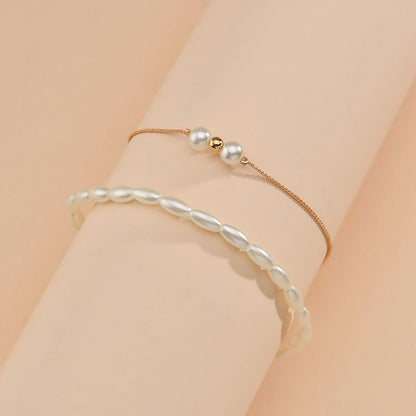 Layer Pearl Chain foot Jewelry