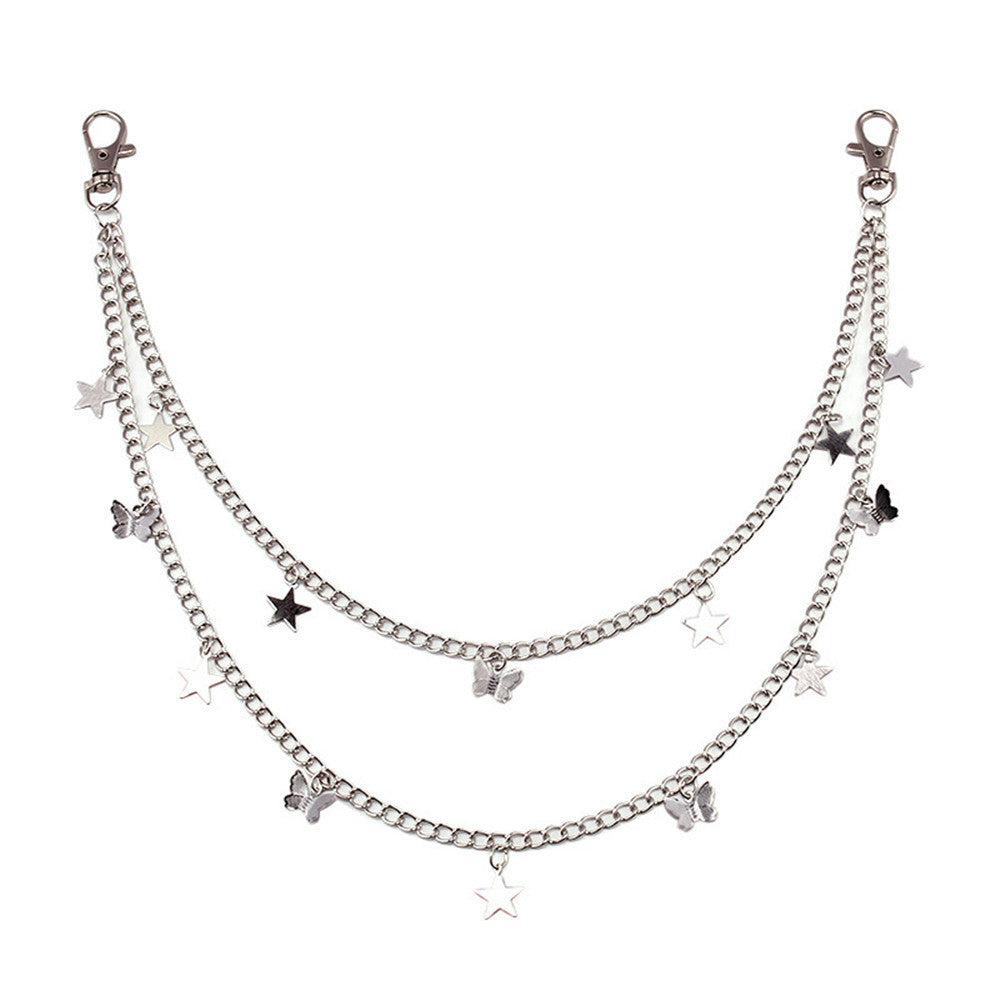 Women Sexy Cute Star Pocket Chain