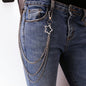 Geometric Multi-layer Waist Chain Hollow Cross Pants Chain