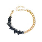 Natural Green Aventurine Irregular Crushed Stone Bracelet