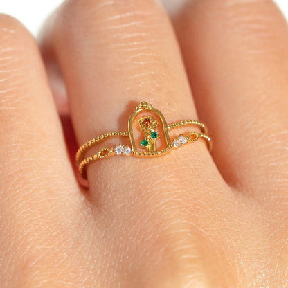High Sense Fairy Tale Design Beauty Rings