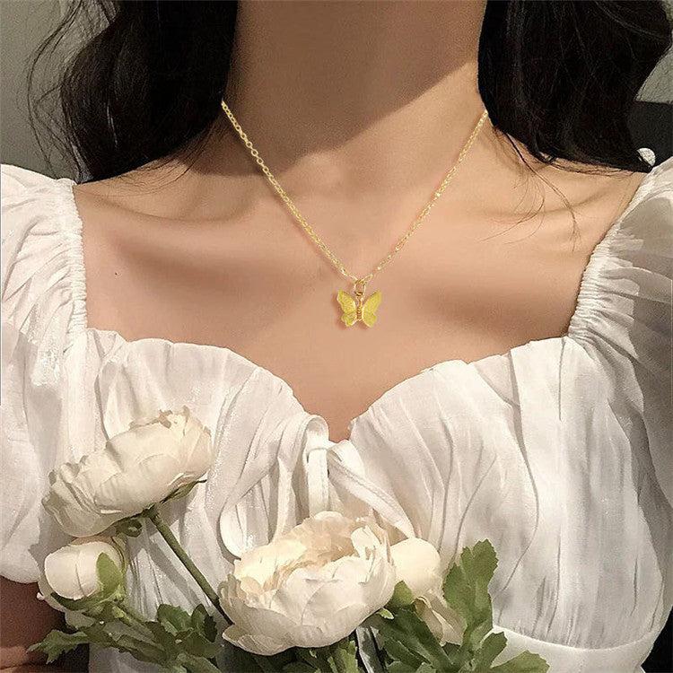 Butterfly Pendant Necklace