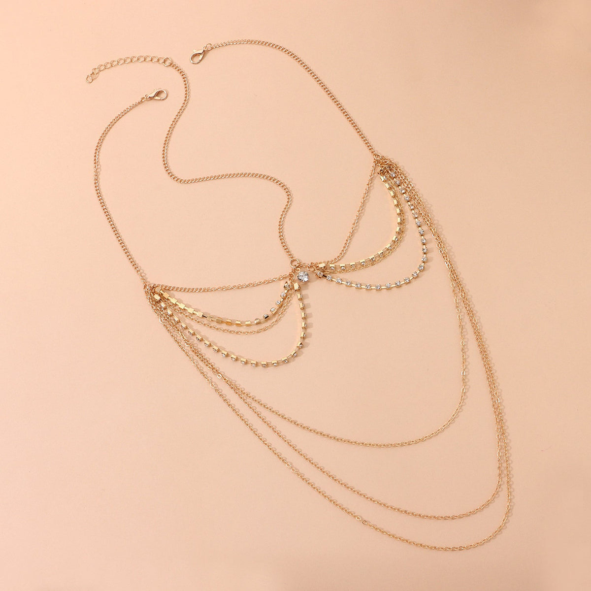 Head Jewelry Chain Rhinestone Headdress