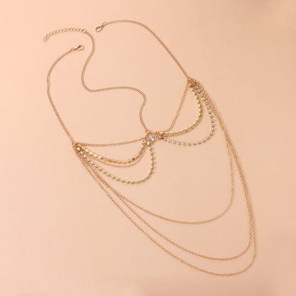 Head Jewelry Chain Rhinestone Headdress