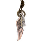 Men's Personality Angel Wings Cowhide Adjustable Simple Necklaces