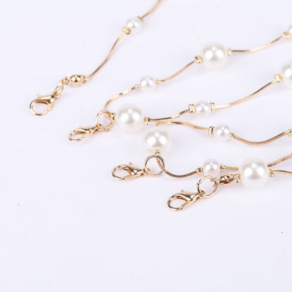 Body Chains Pearl Boho Layered Beach Waist Chain