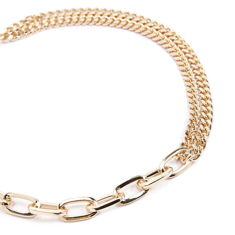 Lady Chunky Cuban Choker Chain Necklace