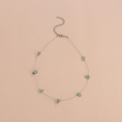 Boho Irregular Natural Stones Necklace