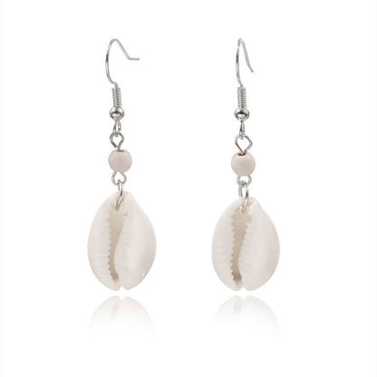 Bohemia Jewelry Pearl Natural Shells Earrings