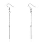 Long Chain Bar Simple Earrings