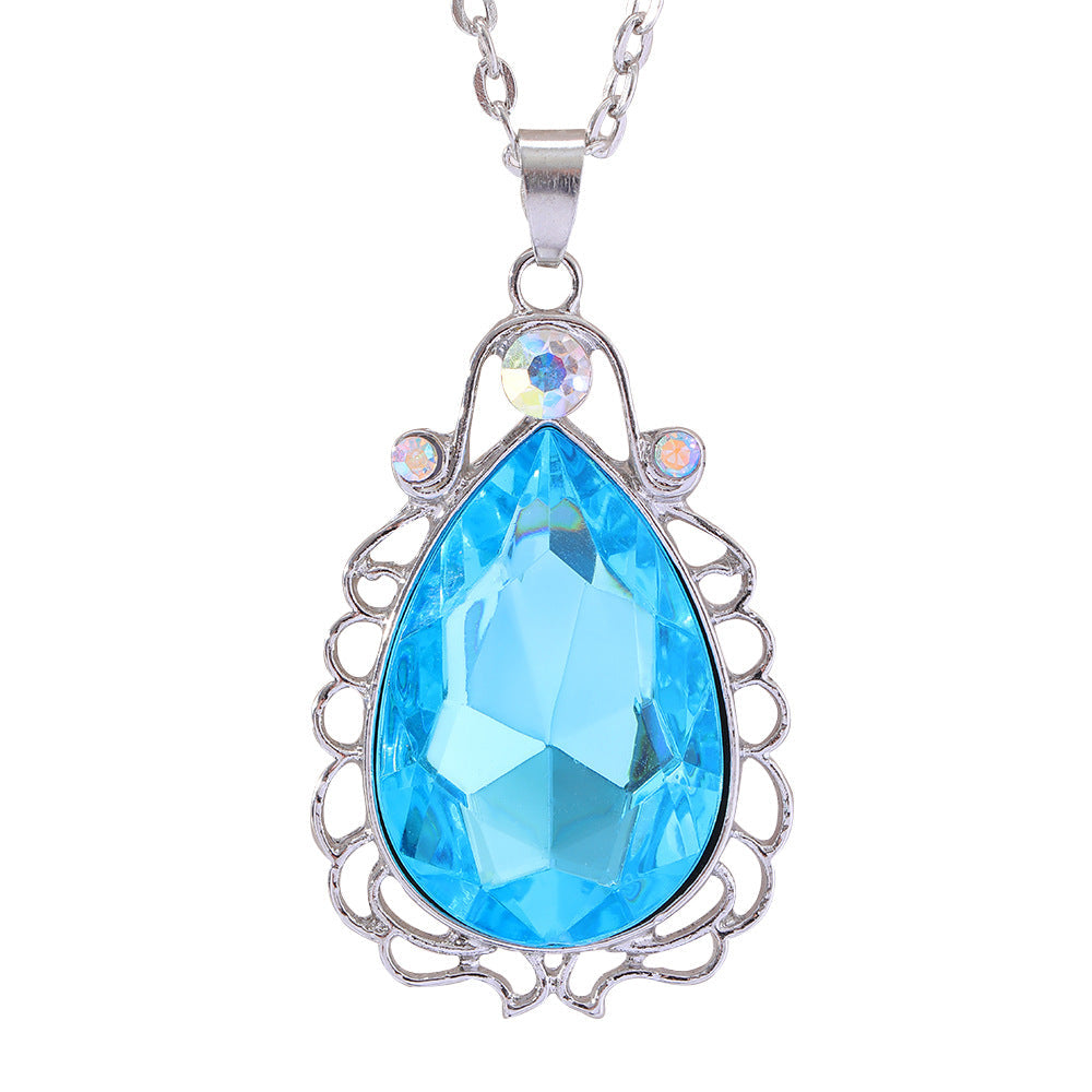 New Sophia Power Stone Princess Charm Necklaces